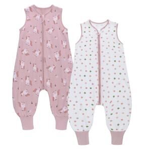 Girl Toddler Sleep Sack with Feet Baby Wearable Blankets with Legs Sleeve YY